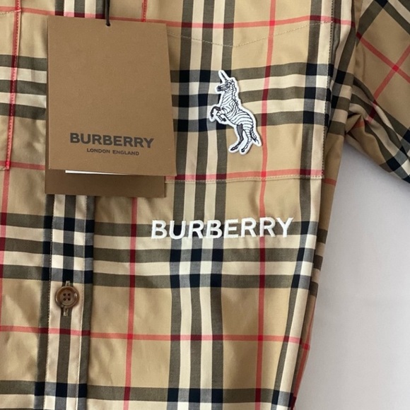 Burberry Rachel Shirt Dress in Vintage Check - Picture 5 of 6